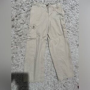 Boys Tan Cargo Pants